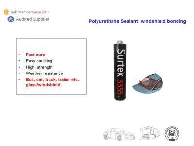 Windscreen Adhesive High Strength One-Part PU Polyurethane Sealant (Surtek 3355)