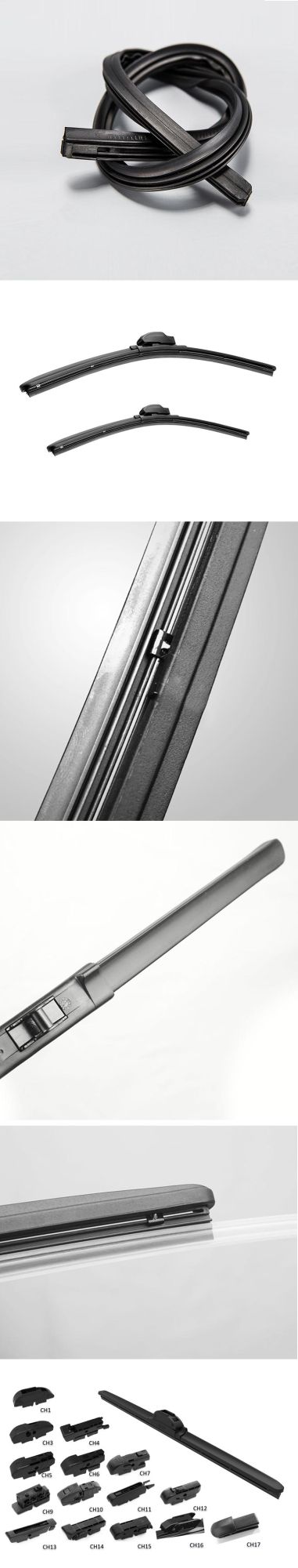 Factory Selling Soft Wiper Blade for Universal Car, Windshield Wiper with Best Price in China