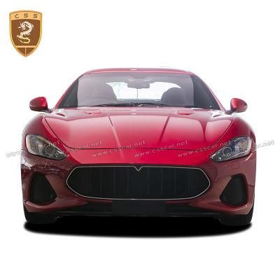 Fiberglass Material Auto Front Bumper Chin Car Kit for Maserati Granturismo Gt Old Upgrade to New Style Body Kit