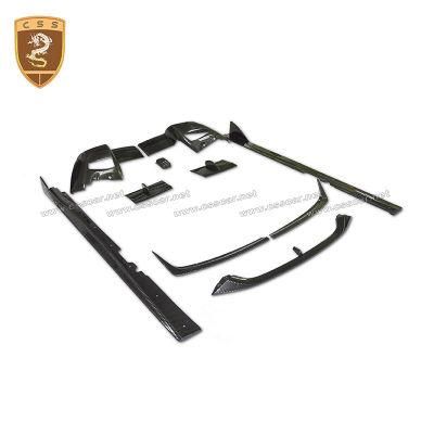 Facelift Car Carbon Rz Style Body Kit for Ferra-Ri F12 Front Lip Rear Spoiler Side Skirts Bodykit