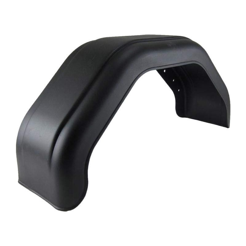 Dual Trailer Black Plastic Mudguard Fender