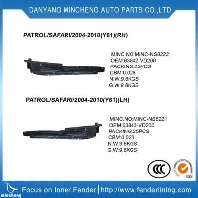 Danyang Front Fender Liner (front left) for BMW F18 OEM 51717186727