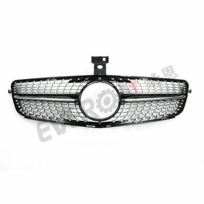 W204 Diamond Style Bumper Grille for Mercedes Benz C Class 2007-2013
