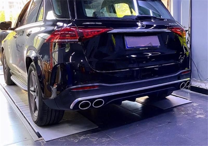 Rear Bumper Diffuser with Exhaust Tip for Mercedes W167 Amg Gle53 2020