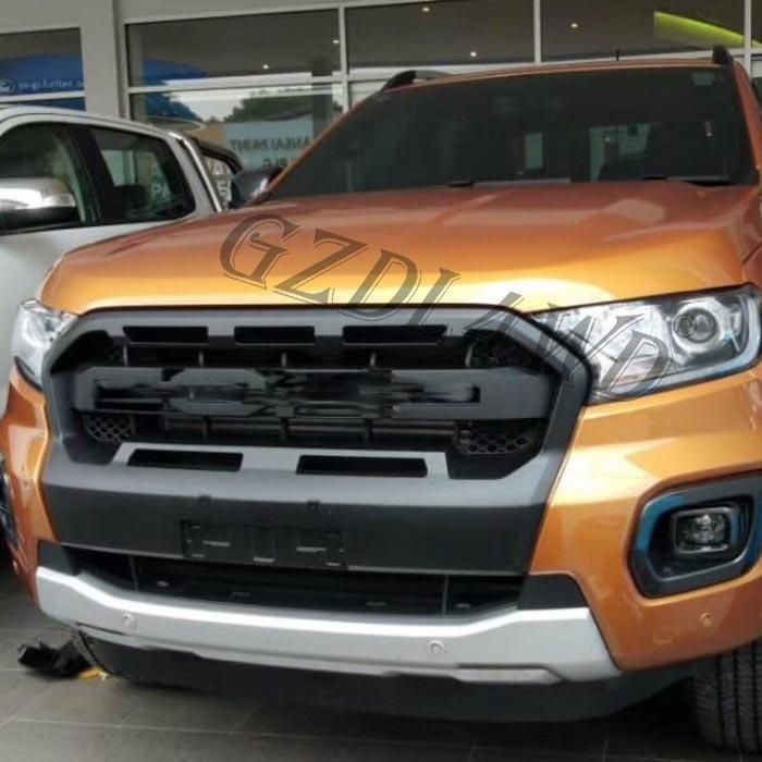 Without Logo Car Grille Fits 2019 Ford Ranger Px3 MK3 Front Grille Mesh