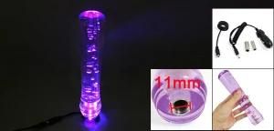 8.0&quot; Length Knobs Blue Purple Bubble Gear Shift Knob for Trd Luminous Car Shifter