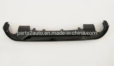 BMW X1 Rear Diffuser, BMW X1 Rear Bumper Strip, Black / Carbon Fiber Look