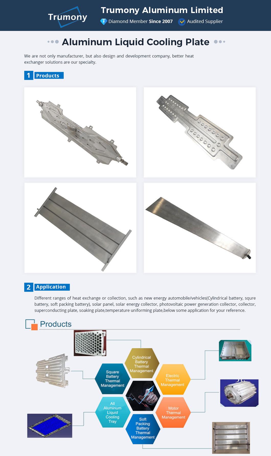 Aluminium Liquid Cooling Tube for New Energy Car Battery Cooling