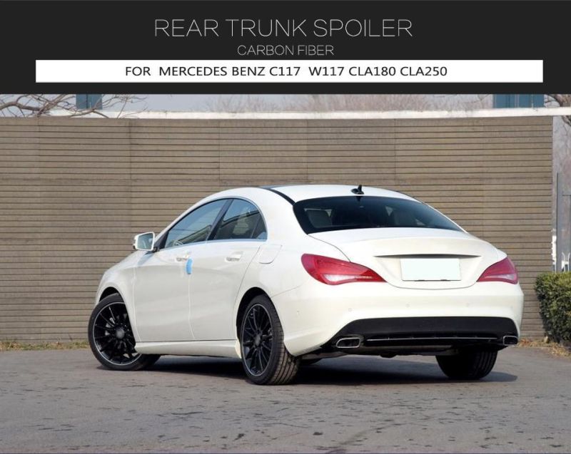 Carbon Fiber Rear Trunk Spoiler for Mercedes Benz Cla Class C117 2013-2018