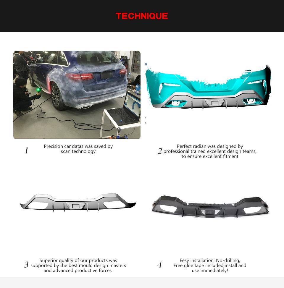 Dry Carbon Fiber G16 Rear Diffuser for BMW 8 Series M850I Xdrive Gran 4D 2018-2020