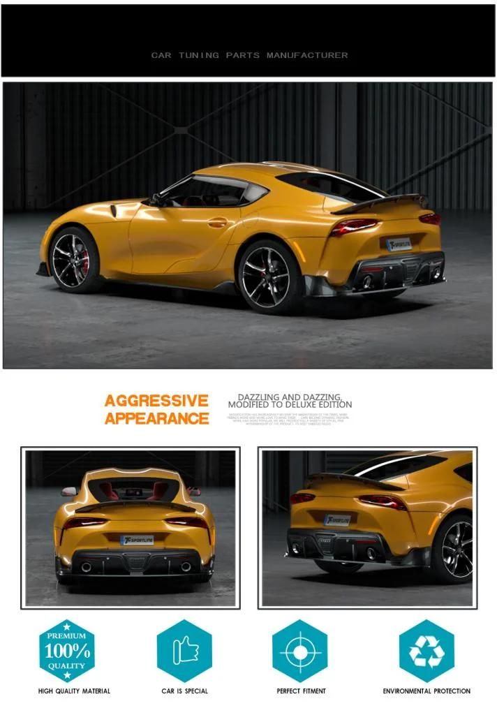 Carbon Fiber Rear Bumper Diffuser for Toyota Supra A90 2019-2020