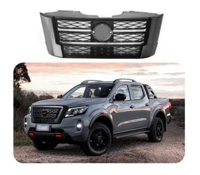 4X4 Matte Black ABS Plastic Car Front Grille for Nissan Navara 2020 2021 2022