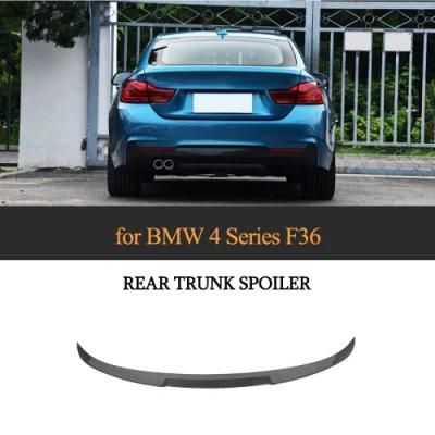 for BMW 4 Series F36 Carbon Fiber Rear Spoiler 2013-2018 M Style