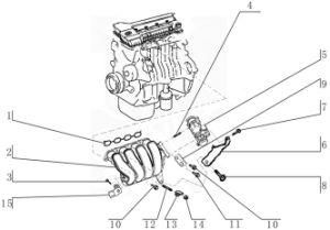 Chinese Auto Spare Parts for Lf6430 (X60) in-Manifold