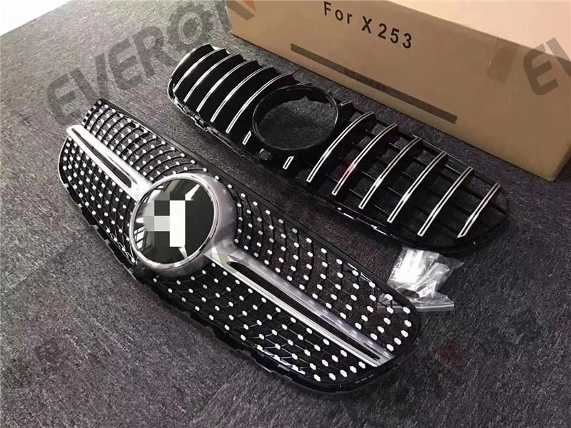 Gt Style Front Bumper Racing Grill for Mercedes Benz Glc Class X253 2016-2019