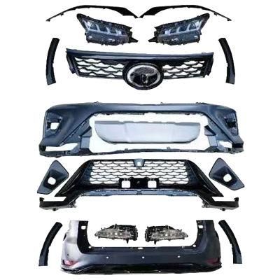 Car Front Rear Bumper Facelift Wild Conversion Bodykit Body Kit for Fortuner 2021