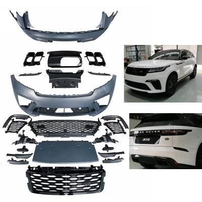 Better Upgrade to Sva Style Car Bodykit Fit for Range Rover Velar 2017-2021 Front Bumper Rear Bumper Grille Tail Throat