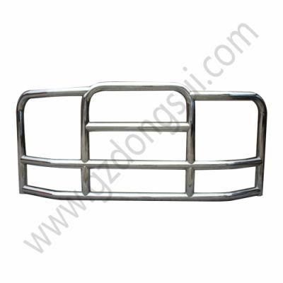 American Truck Parts 304 Stainless Steel Semi Truck Bumper Deer Grille Guard for Freightliner Cascadia Volvo Vnl Kenworth T680 with Brackets