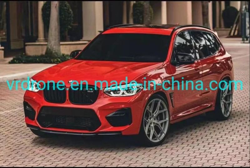 BMW New X3m X4m F97f98 Three-Stage Carbon Fiber Front Lip CF Car Part