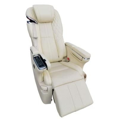 Luxurious Adjustable Power Leather Auto Seat with Backrest Adjustment