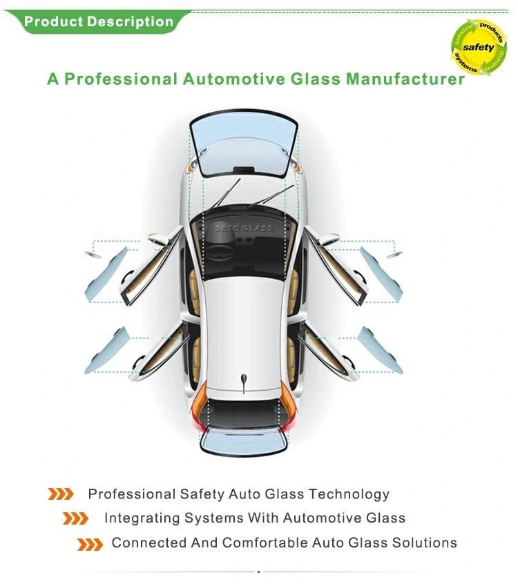 Auto Laminated Glass Car Side Rear Window Windshield Fit for Toyota Matrix
