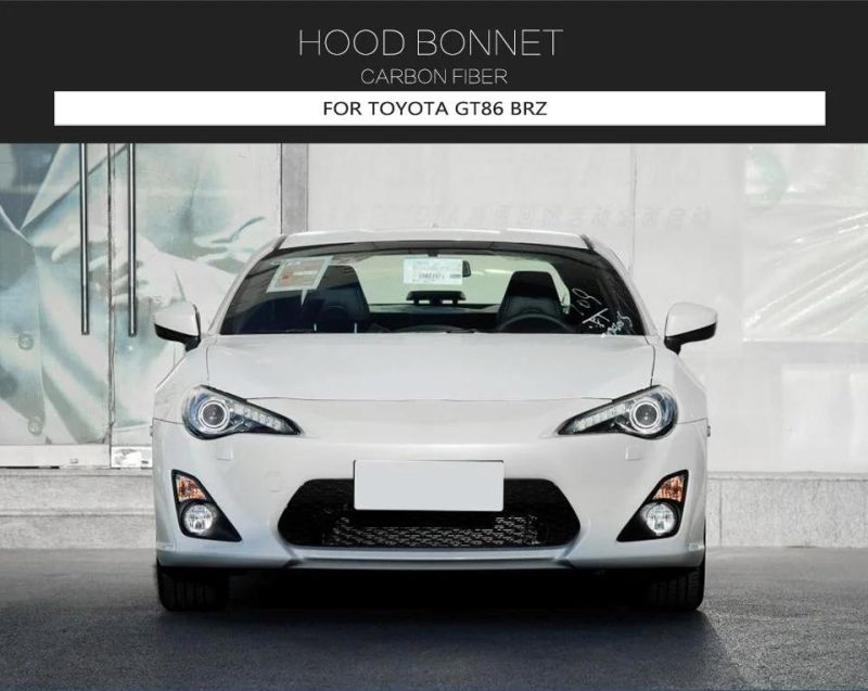 Carbon Fiber Hood for Toyota Gt86 2017-2020 Subaru Brz Coupe 2-Door 2013-2020
