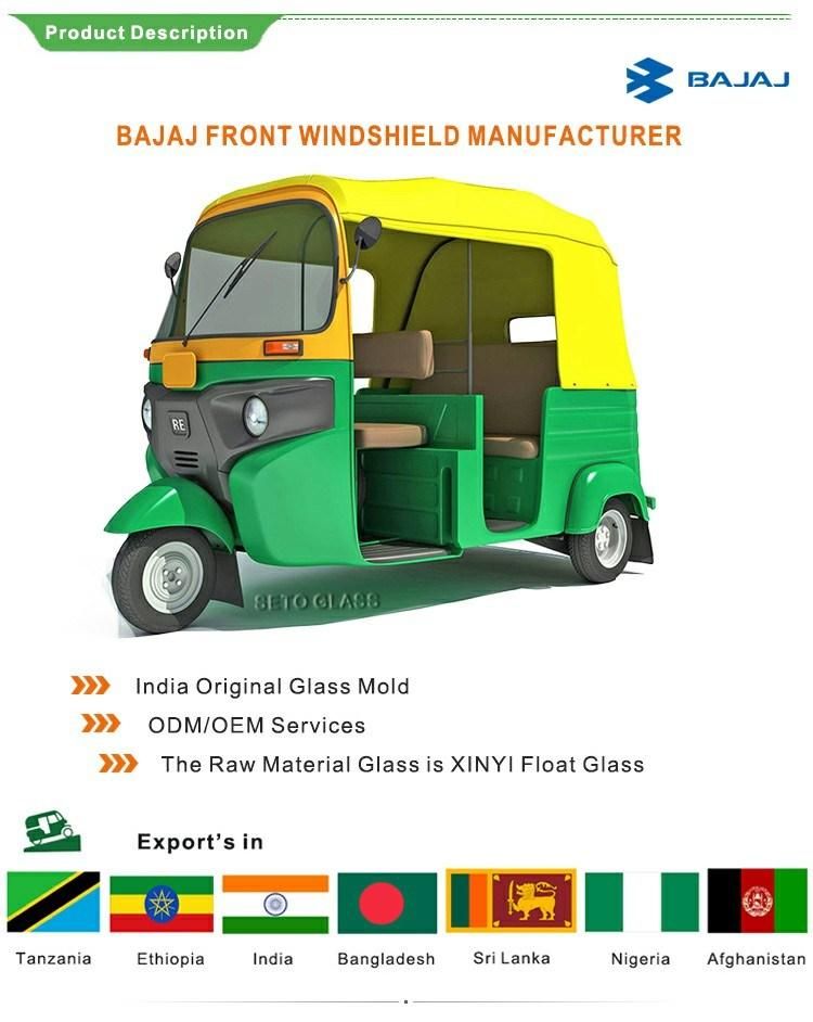 Tvs King Bajaj Front Glass/ Tvs King Windshield Manufacturer