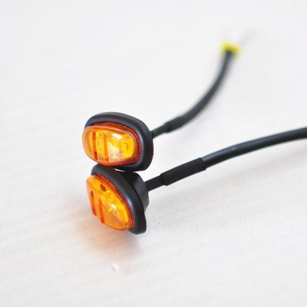 for Ford F150 for Raptor 4PCS LED Dual Fender Lamp Bed Fender Side Marker Light Compatible with Ford F-150