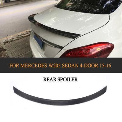 Carbon Fiber W205 Rear Spoiler for Mercedes C-Class W205 Base Sedan 2014-2017