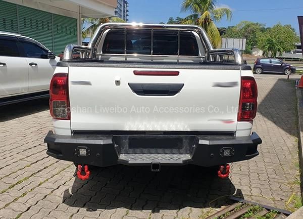 Rear Bumper Car Accessories Black Steel Bullbar for Mitsubishi Triton 2019+