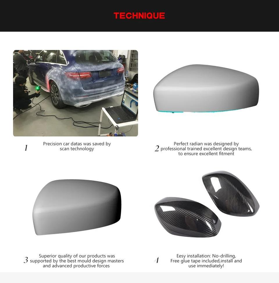 Carbon Fiber Side Mirror Caps for Infiniti G25 G37 2007-2013