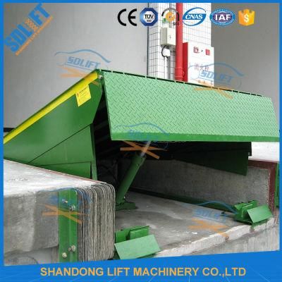 8 Ton Fixed Loading / Unloading Hydraulic Dock Leveler with High Strength Manganese Steel