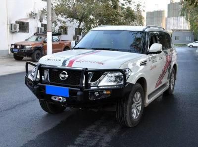 for Nissan Patrol Y62 Body Kits with Front Bumper Rear Bumper Roof Rack Side Ladder Built in Winch Frame