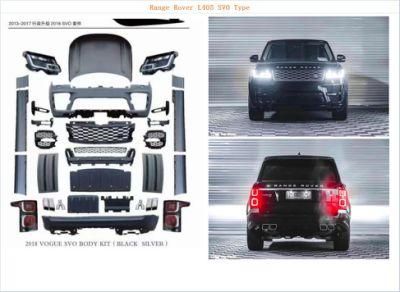 Hot Sale Car Bodykit for Range Rover Vogue 2013-2017 Upgrade 2018-2020 Svo Type Upgrade L405 Bodykit2 Buyers