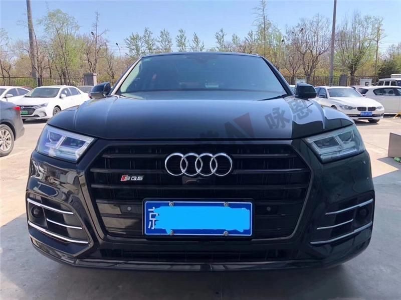 Sq5 Style Car Body Parts Modified ABS Front Grille for Audi Q5 2018-2021