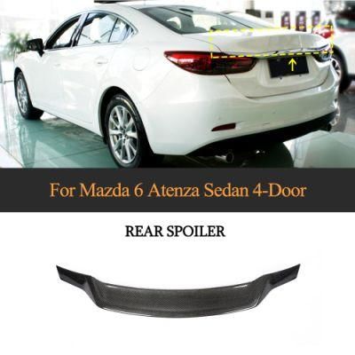 Carbon Fiber Trunk Spoiler for Mazda 6 Atenza Sedan 4-Door 2014-2019