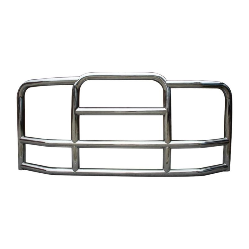 American Truck Parts 304 Stainless Steel Semi Truck Bumper Deer Grille Guard for Freightliner Cascadia Volvo Vnl Kenworth T680 with Brackets