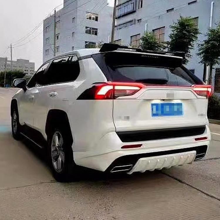 Car Front Bumper Facelift Wide Conversion Bodykit Body Kit for Toyota RAV4 2020-2021 Change to Lexus