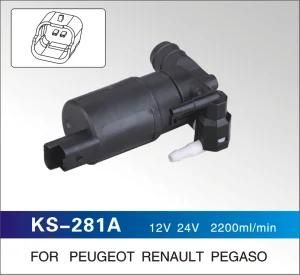 12V 24V 2200ml/Min Windshield Washer Pump for Peugeot Renault Pegaso