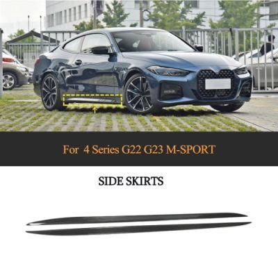 Carbon Fiber Side Skirts for BMW 4 Series G22 G23 M-Sport 2019-2021