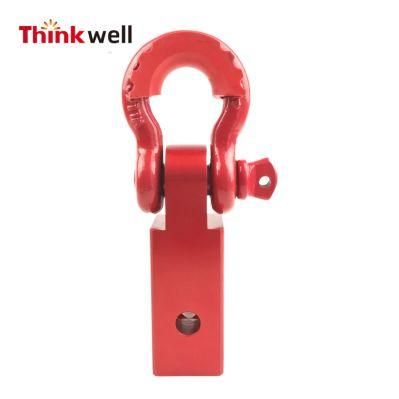 Aluminum Solid Shank Shackle D-Ring Receiver