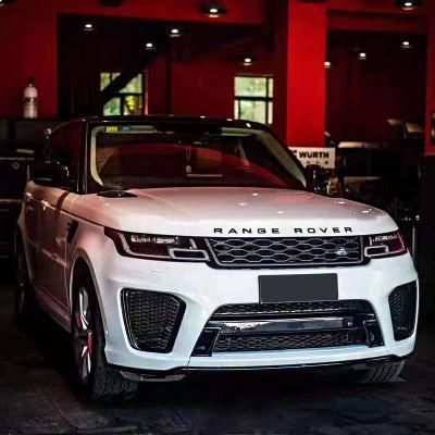 Body Kits for Range Rover Sport 2014-2017 Upgrade 2018-2021 SVR Model with Car Bumpers Headlights Taillights