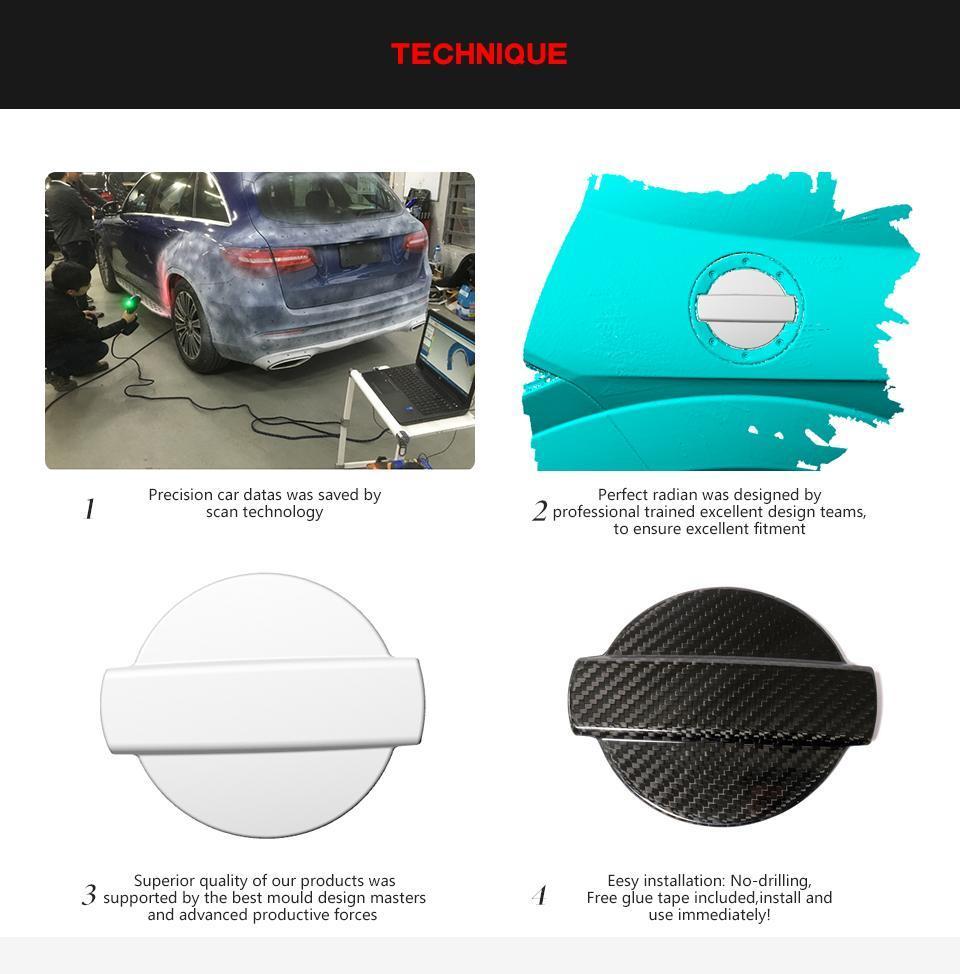 Carbon Fiber Car Oil Tank Cover for Audi Tt Tts Ttrs Coupe 2-Door 2015-2018