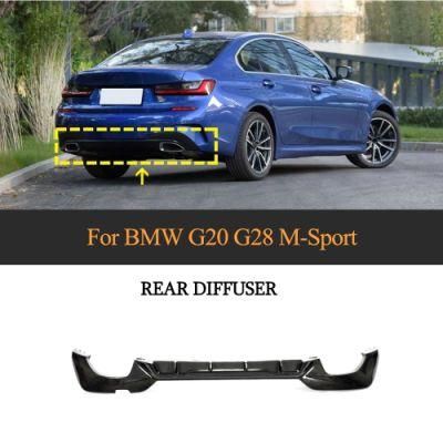 Carbon Fiber Rear Bumper Diffuser Lip for BMW 3 Series G20 G28 M-Sport 2019-2020