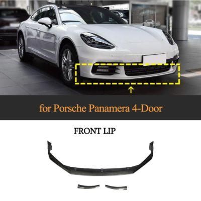 Carbon Fiber Front Bumper Lip Splitter for Porsche Panamera 971 4s Hatchback 4-Door 2017-2019