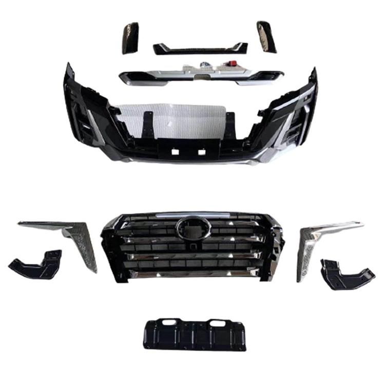 Car Accessories Front Rear Bumper Facelift Wide Conversion Bodykit Body Kit for Land Cruiser LC200 2016-2021
