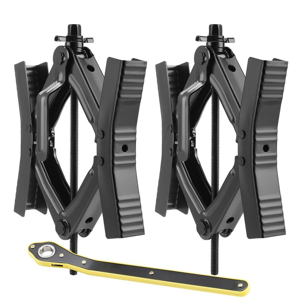 Tandem Wheel Chock/Lock, X Scissor Chock Tire Stabilizer Electric or Manual