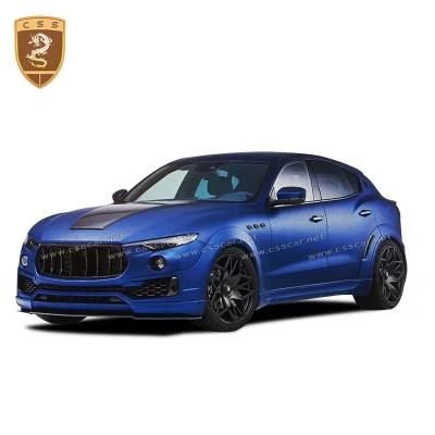 China Manufacture Novit Style Carbon Fiber Body Kit for Maserati Levante Front Lip Fender Flares Rear Diffuser Car Kit