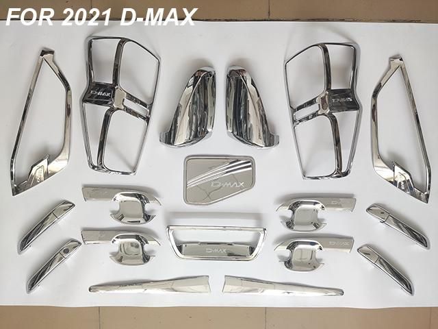 All Chrome or Black Garnish Full Set Combo Accessories for 2012-2021 D-Max