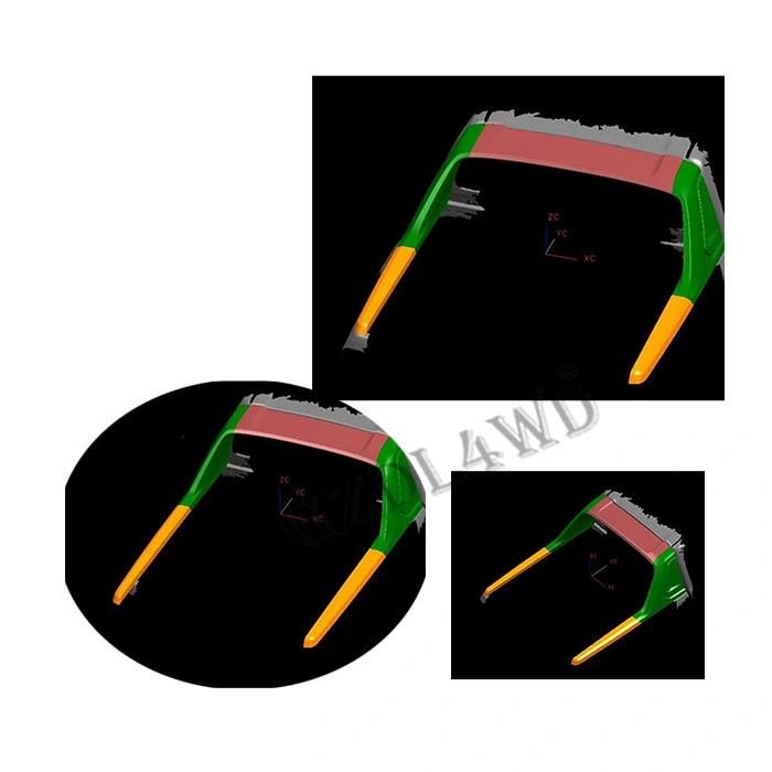 New 4X4 Offroad Pickup Plastic Tonneau Cover Roll Bar for Toyota Hilux Revo 2020